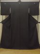 画像1: O0624D 女性用紋付  化繊 黒,  【中古】【USED】【リサイクル】 ★★★★☆【O0624D】 (1)