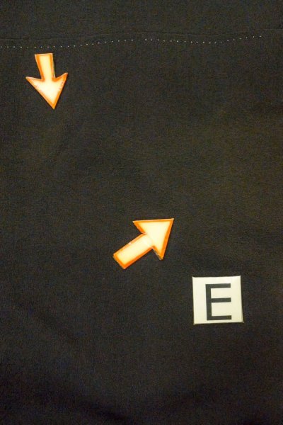 画像24: O0624E 女性用留袖  シルク（正絹） 黒, 雲 【中古】【USED】【リサイクル】 ★★☆☆☆【O0624E】 (24)