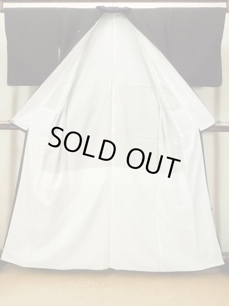 画像3: O0624H 女性用留袖  化繊 黒, 花 【中古】【USED】【リサイクル】 ★☆☆☆☆【O0624H】 (3)