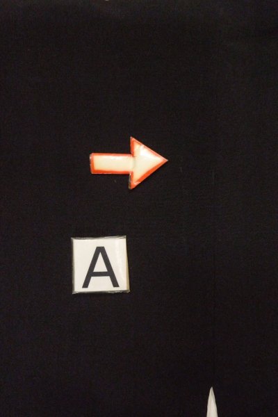 画像18: O0624I 女性用留袖  シルク（正絹） 黒, 梅 【中古】【USED】【リサイクル】 ★★★☆☆【O0624I】 (18)