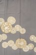画像5: O0624J 女性用留袖  シルク（正絹） 青み灰色, 唐花 【中古】【USED】【リサイクル】 ★★★☆☆【O0624J】 (5)