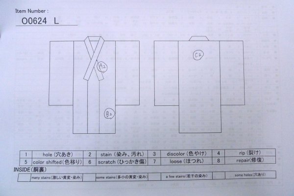 画像15: O0624L 女性用留袖  シルク（正絹） 黒, 花 【中古】【USED】【リサイクル】 ★★★☆☆【O0624L】 (15)