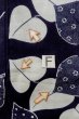 画像19: O0624O 女性用浴衣（日本製）  綿麻 藍, 花 【中古】【USED】【リサイクル】 ★★☆☆☆【O0624O】 (19)