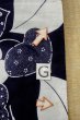 画像20: O0624O 女性用浴衣（日本製）  綿麻 藍, 花 【中古】【USED】【リサイクル】 ★★☆☆☆【O0624O】 (20)