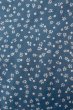 画像3: O0624P 女性用浴衣（日本製）  綿 灰色がかった青, 葉 【中古】【USED】【リサイクル】 ★★☆☆☆【O0624P】 (3)