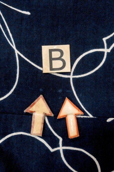 画像15: O0624U 女性用浴衣（日本製）  綿 深い藍, 花 【中古】【USED】【リサイクル】 ★★★☆☆【O0624U】 (15)