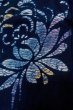 画像6: O0624V 女性用注染浴衣  綿 深い藍, 菊 【中古】【USED】【リサイクル】 ★★★☆☆【O0624V】 (6)