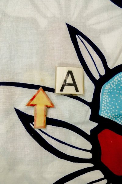 画像14: O0624Y 女性用浴衣（日本製）  綿 白, 花 【中古】【USED】【リサイクル】 ★★★☆☆【O0624Y】 (14)