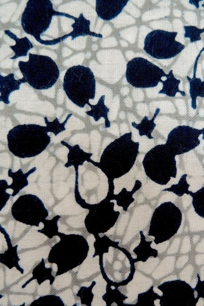 画像7: O0624Z 女性用浴衣（日本製）  綿 白, 氷割 【中古】【USED】【リサイクル】 ★☆☆☆☆【O0624Z】 (7)