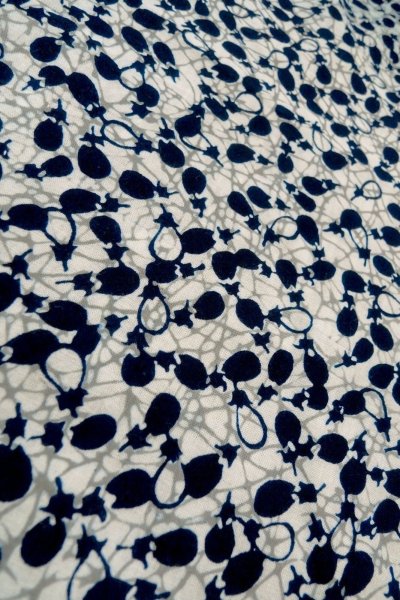 画像8: O0624Z 女性用浴衣（日本製）  綿 白, 氷割 【中古】【USED】【リサイクル】 ★☆☆☆☆【O0624Z】 (8)