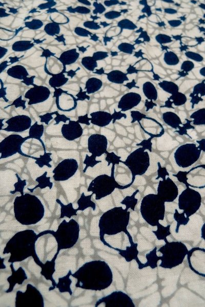 画像10: O0624Z 女性用浴衣（日本製）  綿 白, 氷割 【中古】【USED】【リサイクル】 ★☆☆☆☆【O0624Z】 (10)