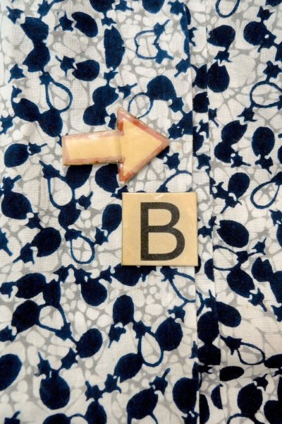 画像15: O0624Z 女性用浴衣（日本製）  綿 白, 氷割 【中古】【USED】【リサイクル】 ★☆☆☆☆【O0624Z】 (15)