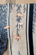 画像21: O0625D 女性用浴衣（日本製）  綿麻 藍, 草 【中古】【USED】【リサイクル】 ★★☆☆☆【O0625D】 (21)