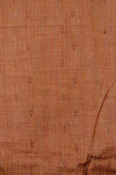 画像4: O0711D 女性用紬  シルク（正絹） 灰色がかった朱赤, 線 【中古】【USED】【リサイクル】 ★★★★☆【O0711D】 (4)