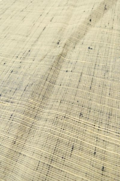 画像8: O0711J 女性用紬  シルク（正絹） 薄い灰色, 菱 【中古】【USED】【リサイクル】 ★★☆☆☆【O0711J】 (8)