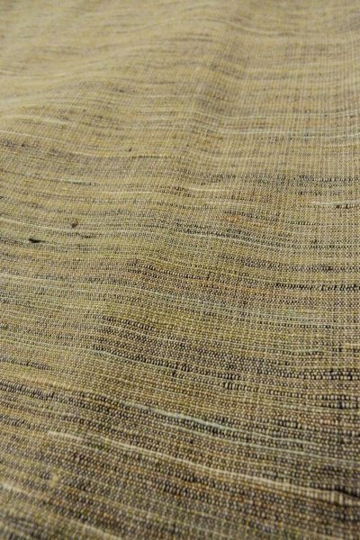 画像8: O0711L 女性用紬  シルク（正絹） 灰色がかったマルチカラー, 線 【中古】【USED】【リサイクル】 ★★★★☆【O0711L】 (8)