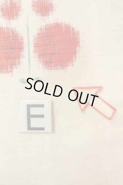 画像18: O0711P 女性用紬  シルク（正絹） オフ　ホワイト, 蝶々 【中古】【USED】【リサイクル】 ★★☆☆☆【O0711P】 (18)