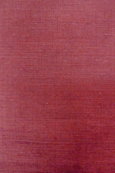 画像7: O0711Q 女性用紬  シルク（正絹） 淡いえんじ, 幾何学模様 【中古】【USED】【リサイクル】 ★★★☆☆【O0711Q】 (7)