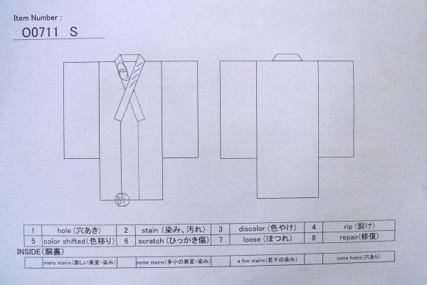 画像13: O0711S 女性用紬  シルク（正絹） 黒, 花 【中古】【USED】【リサイクル】 ★☆☆☆☆【O0711S】 (13)