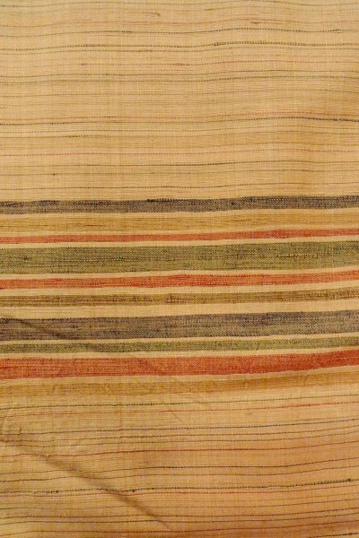 画像6: O0712A 女性用紬  シルク（正絹） ベージュ, 線 【中古】【USED】【リサイクル】 ★☆☆☆☆【O0712A】 (6)