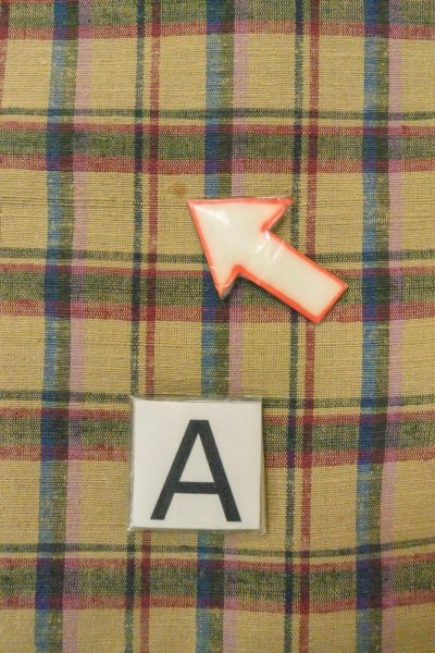 画像14: O0718B 女性用紬  シルク（正絹） ベージュ, チェック柄 【中古】【USED】【リサイクル】 ★☆☆☆☆【O0718B】 (14)