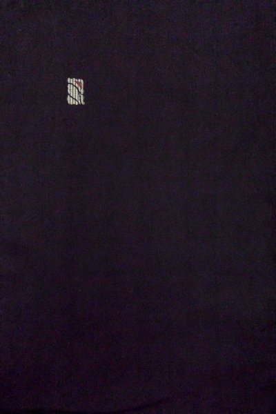 画像3: O0718C 女性用織  シルク(正絹) 黒, 色紙 【中古】【USED】【リサイクル】 ★★★★☆【O0718C】 (3)