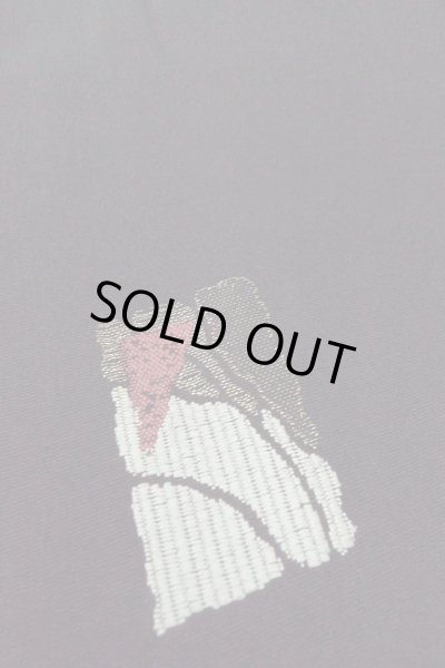 画像7: O0718C 女性用織  シルク（正絹） 黒, 色紙 【中古】【USED】【リサイクル】 ★★★★☆【O0718C】 (7)