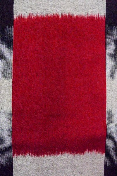 画像7: O0718E 女性用織  シルク（正絹） マルチカラー, チェック柄 【中古】【USED】【リサイクル】 ★★☆☆☆【O0718E】 (7)