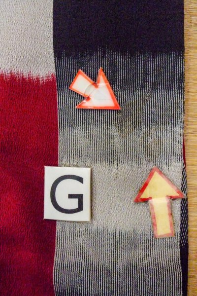 画像20: O0718E 女性用織  シルク（正絹） マルチカラー, チェック柄 【中古】【USED】【リサイクル】 ★★☆☆☆【O0718E】 (20)