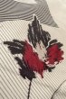 画像8: O0718H 女性用織  シルク（正絹） 灰色, 花 【中古】【USED】【リサイクル】 ★☆☆☆☆【O0718H】 (8)