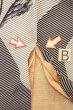 画像15: O0718H 女性用織  シルク（正絹） 灰色, 花 【中古】【USED】【リサイクル】 ★☆☆☆☆【O0718H】 (15)