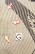 画像20: O0718H 女性用織  シルク（正絹） 灰色, 花 【中古】【USED】【リサイクル】 ★☆☆☆☆【O0718H】 (20)