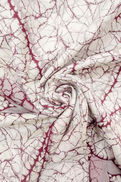 画像11: O0718I 女性用織  シルク（正絹） 白, バラ 【中古】【USED】【リサイクル】 ★★☆☆☆【O0718I】 (11)