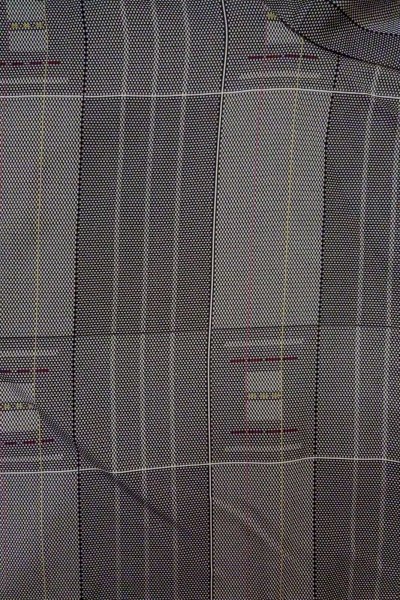 画像3: O0718Q 女性用織  シルク(正絹) 黒, 線 【中古】【USED】【リサイクル】 ★★★★☆【O0718Q】 (3)