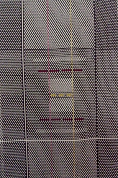 画像6: O0718Q 女性用織  シルク(正絹) 黒, 線 【中古】【USED】【リサイクル】 ★★★★☆【O0718Q】 (6)