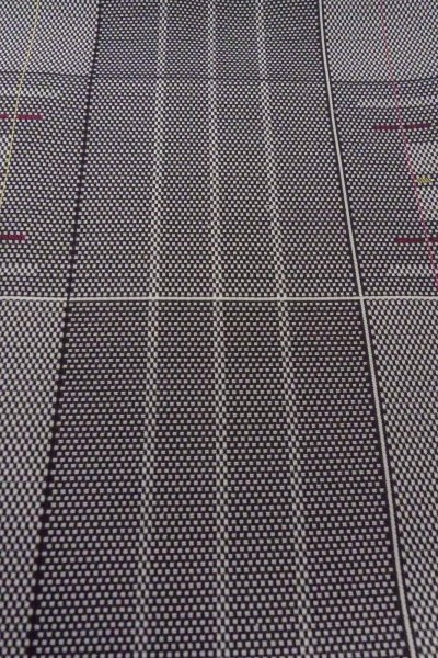 画像10: O0718Q 女性用織  シルク(正絹) 黒, 線 【中古】【USED】【リサイクル】 ★★★★☆【O0718Q】 (10)