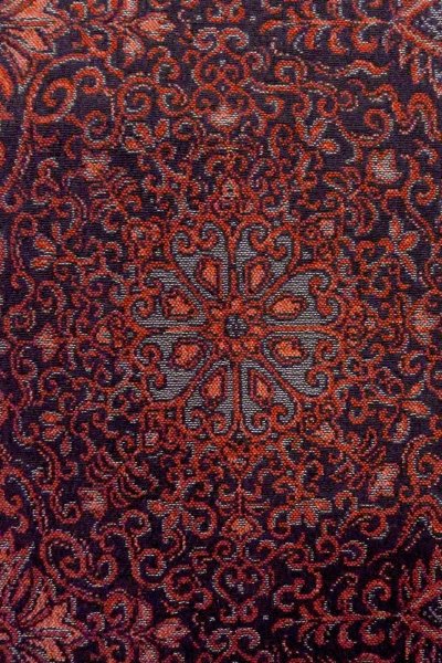 画像5: O0718R 女性用織  シルク(正絹) 黒, 更紗 【中古】【USED】【リサイクル】 ★★★☆☆【O0718R】 (5)