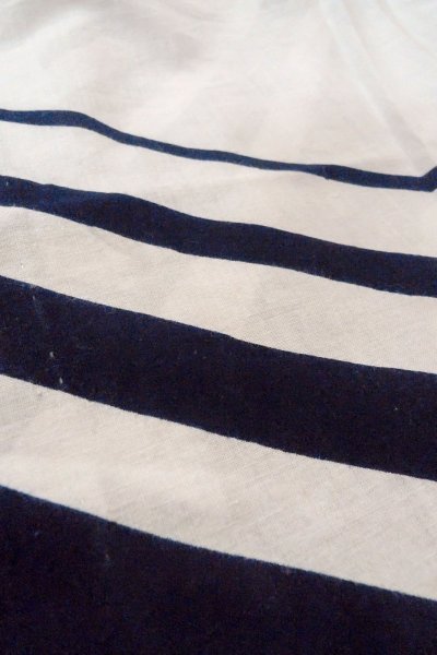 画像10: O0718U 女性用浴衣(日本製)  綿 白, 線 【中古】【USED】【リサイクル】 ★★☆☆☆【O0718U】 (10)