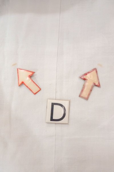 画像17: O0718U 女性用浴衣(日本製)  綿 白, 線 【中古】【USED】【リサイクル】 ★★☆☆☆【O0718U】 (17)