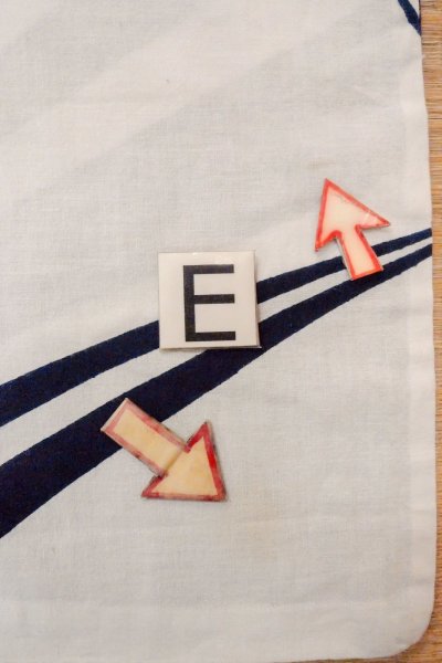 画像18: O0718U 女性用浴衣(日本製)  綿 白, 線 【中古】【USED】【リサイクル】 ★★☆☆☆【O0718U】 (18)