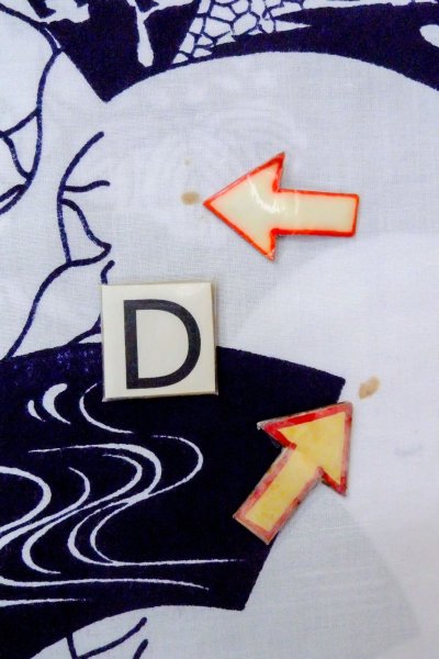 画像17: O0718V 女性用浴衣(日本製)  綿 白, 桐 【中古】【USED】【リサイクル】 ★★☆☆☆【O0718V】 (17)