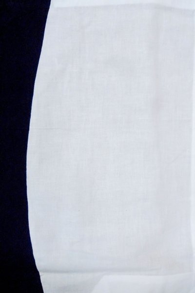 画像4: O0718Y 女性用浴衣(日本製)  綿 白, 花 【中古】【USED】【リサイクル】 ★★☆☆☆【O0718Y】 (4)