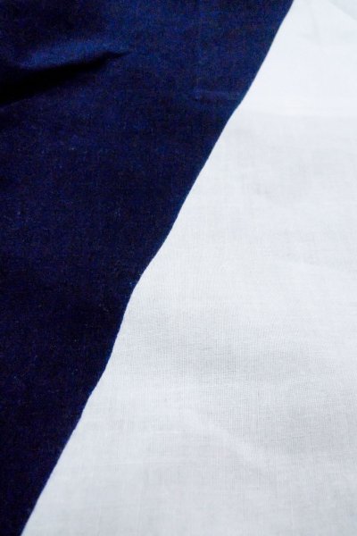 画像8: O0718Y 女性用浴衣(日本製)  綿 白, 花 【中古】【USED】【リサイクル】 ★★☆☆☆【O0718Y】 (8)