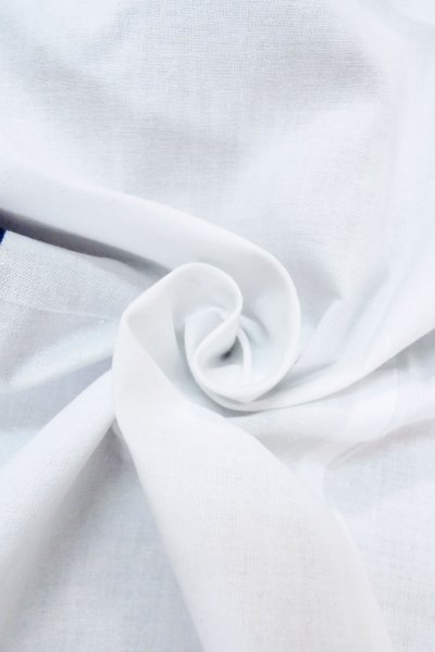 画像11: O0718Y 女性用浴衣(日本製)  綿 白, 花 【中古】【USED】【リサイクル】 ★★☆☆☆【O0718Y】 (11)