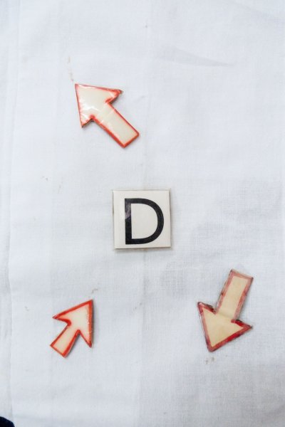 画像17: O0718Y 女性用浴衣(日本製)  綿 白, 花 【中古】【USED】【リサイクル】 ★★☆☆☆【O0718Y】 (17)