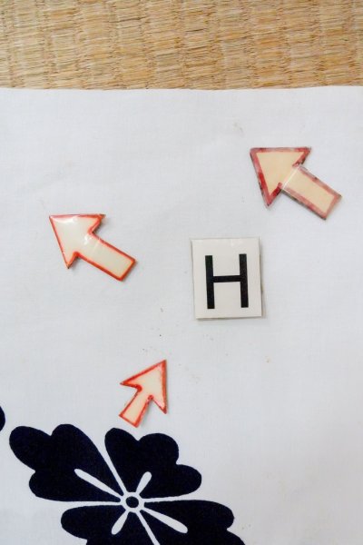 画像21: O0718Y 女性用浴衣(日本製)  綿 白, 花 【中古】【USED】【リサイクル】 ★★☆☆☆【O0718Y】 (21)