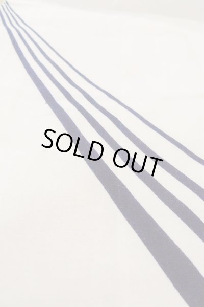 画像9: O0718Z 女性用浴衣（日本製）  綿 白, 線 【中古】【USED】【リサイクル】 ★★☆☆☆【O0718Z】 (9)