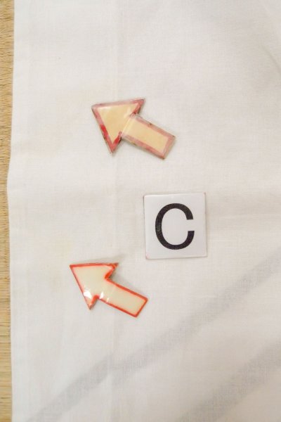 画像16: O0718Z 女性用浴衣(日本製)  綿 白, 線 【中古】【USED】【リサイクル】 ★★☆☆☆【O0718Z】 (16)