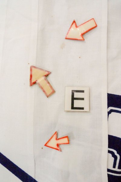 画像18: O0718Z 女性用浴衣(日本製)  綿 白, 線 【中古】【USED】【リサイクル】 ★★☆☆☆【O0718Z】 (18)