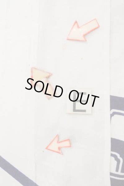 画像18: O0718Z 女性用浴衣（日本製）  綿 白, 線 【中古】【USED】【リサイクル】 ★★☆☆☆【O0718Z】 (18)